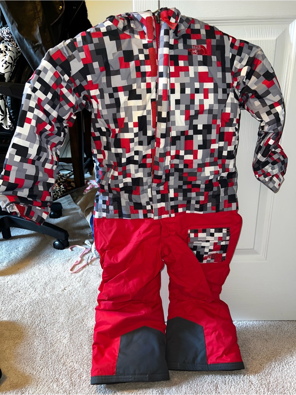The North Face toddler insulated snow suit